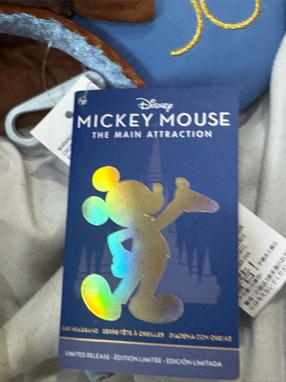 NWT Disneyland resort Big Thunder Mountain plush Mickey ears